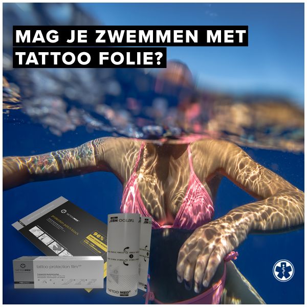 Mag je zwemmen met tattoo folie? Zo zit het écht