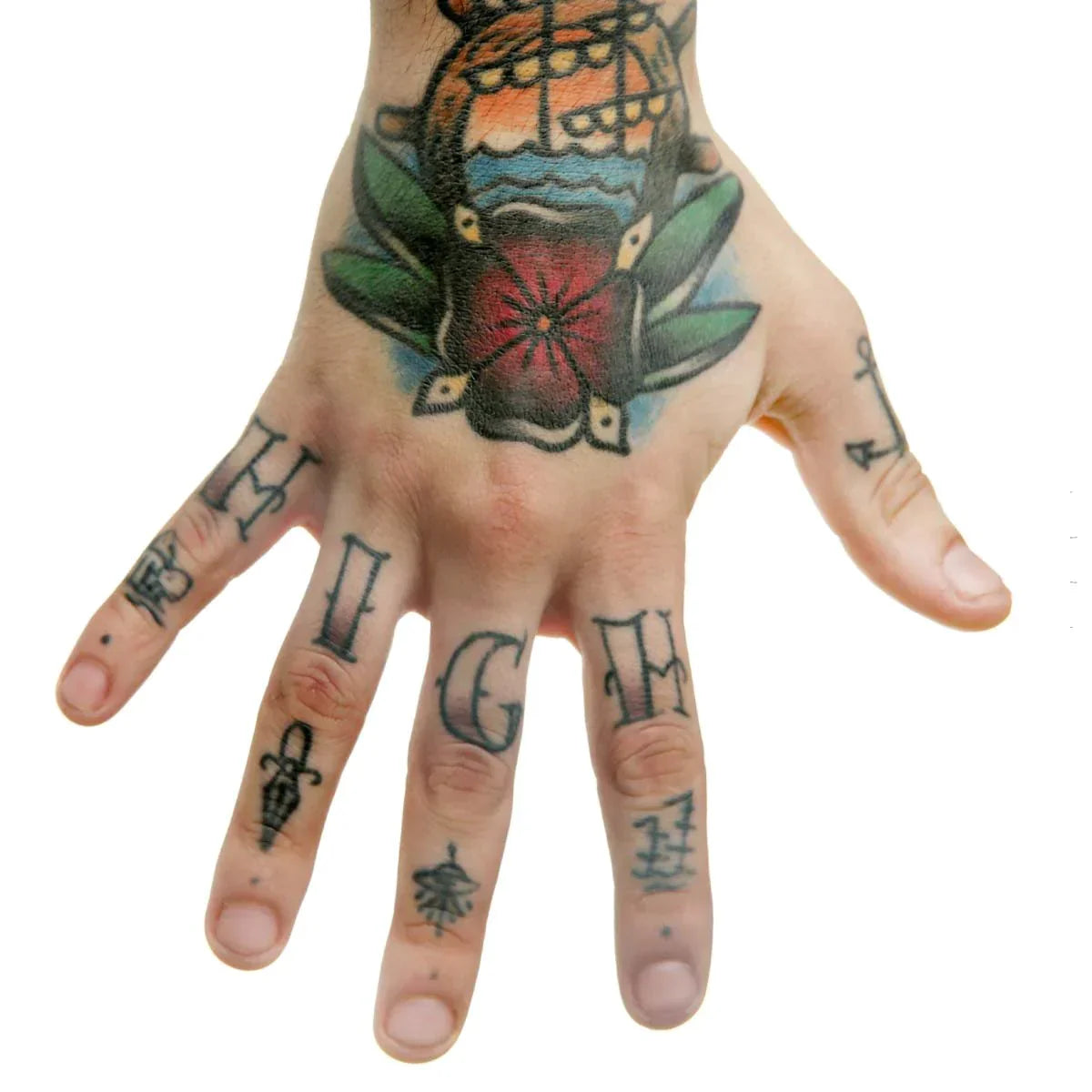 Hand tattoo