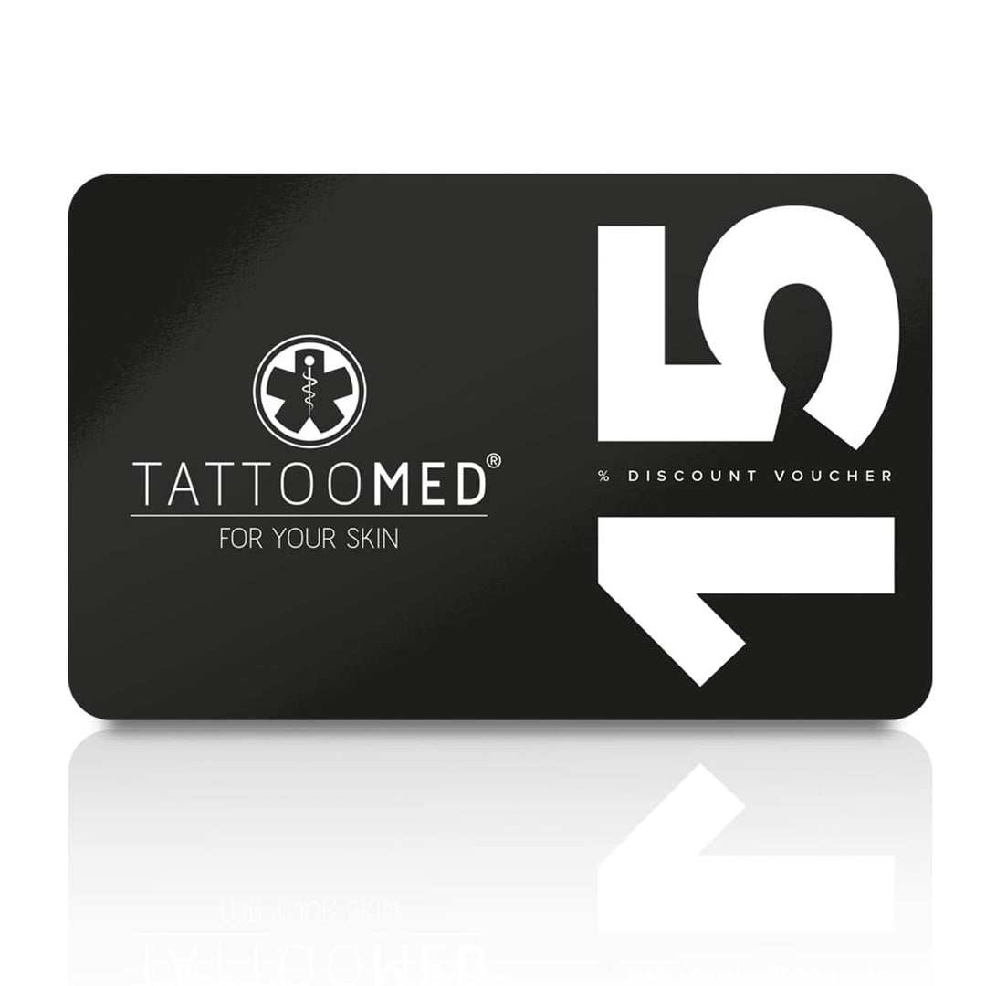 TattooMed 15% Discount card for your customers - 25st.