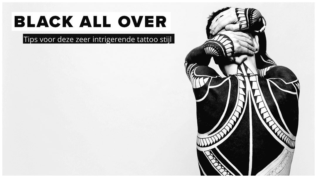 Blackout Tattoos – Alles over deze minimalistische tattoo trend