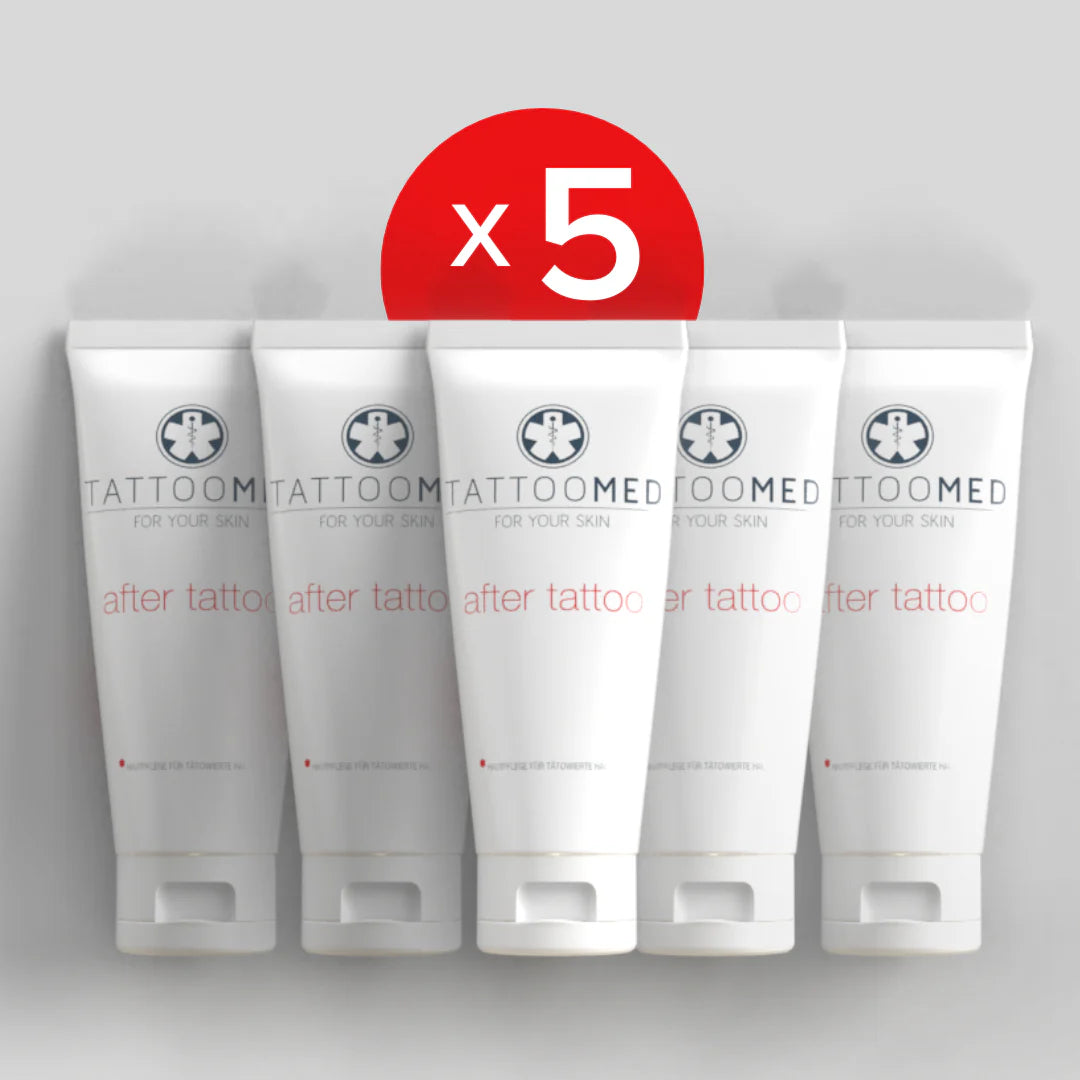 TattooMed After Tattoo crème voordeelverpakking 5 stuks – hydraterende tattoo nazorgcrème