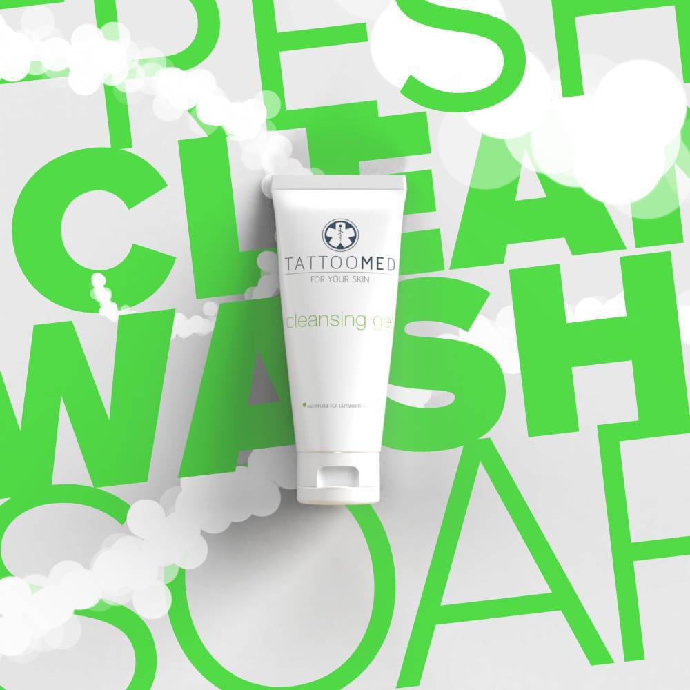 Cleansing gel 100ml - pH neutrale tattoo zeep